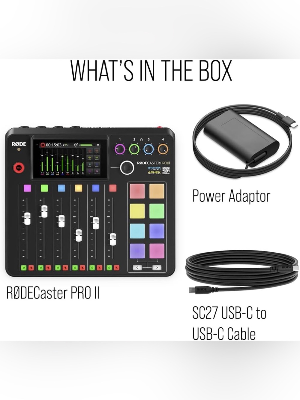 RODE RODECaster Pro II Integrated Audio Production Studio - Picture 13 of 13
